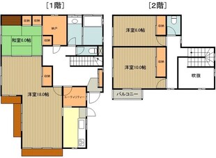 カミデ貸家の物件間取画像